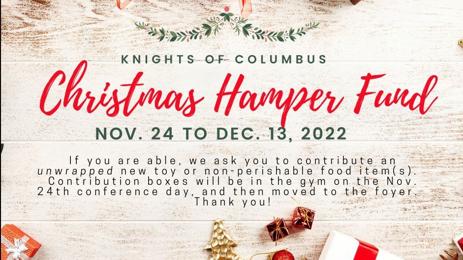 Knights of Columbus Hamper Fund